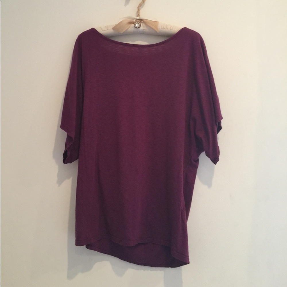 Purple tunic top